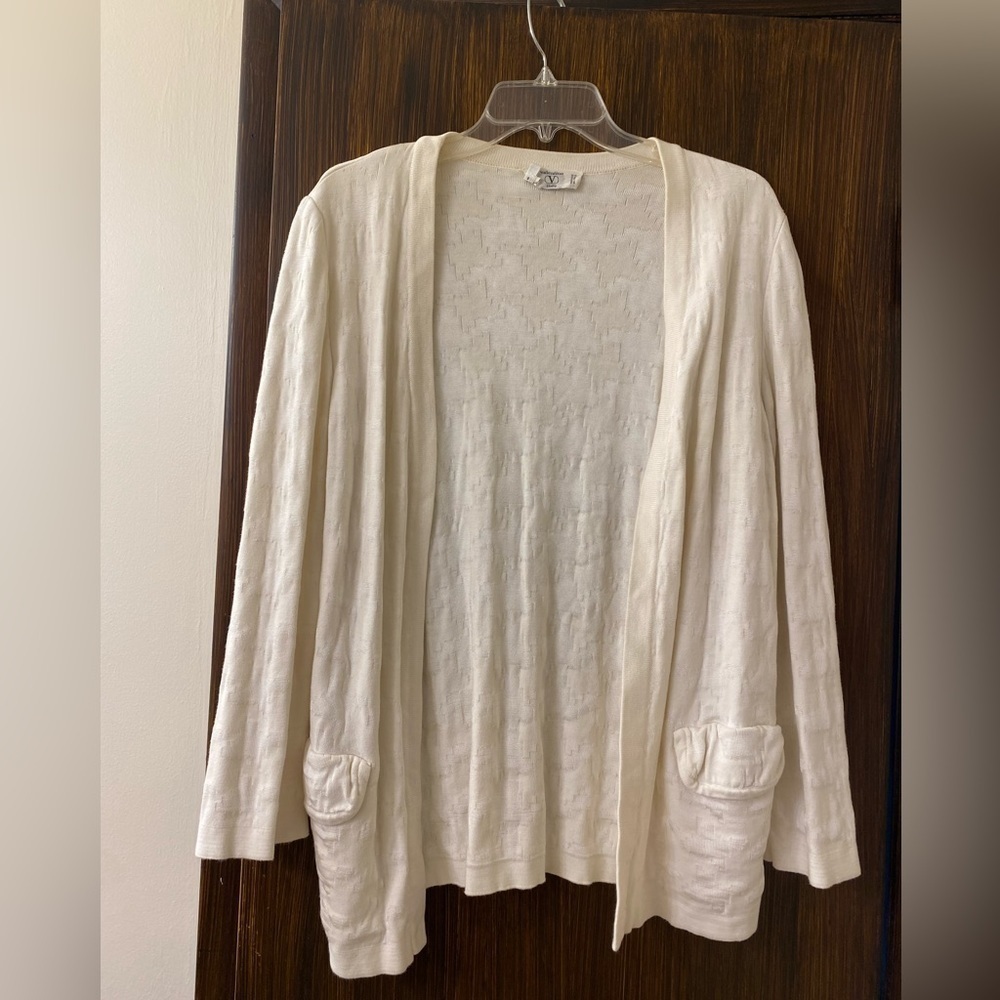 Vtg Valentino Open Cardigan Sweater (120)